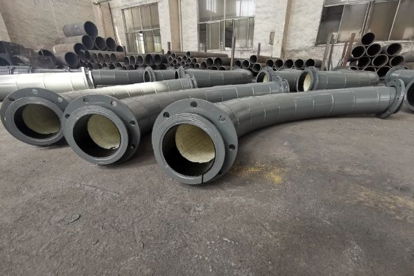 除塵灰件90°內襯陶瓷耐磨彎頭