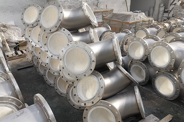 粉碎鋰電池的內襯貼片管道