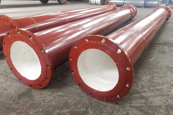 冷渣機負壓吸塵管內襯陶瓷貼片