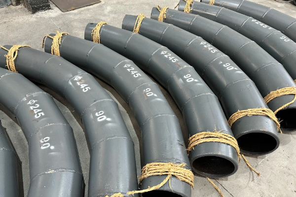 火力發電廠氣力除灰管道耐磨彎頭