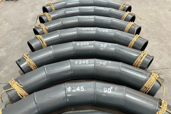 火力發電廠氣力除灰管道耐磨彎頭