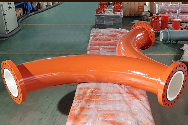 細石混凝士耐磨陶瓷複合彎管